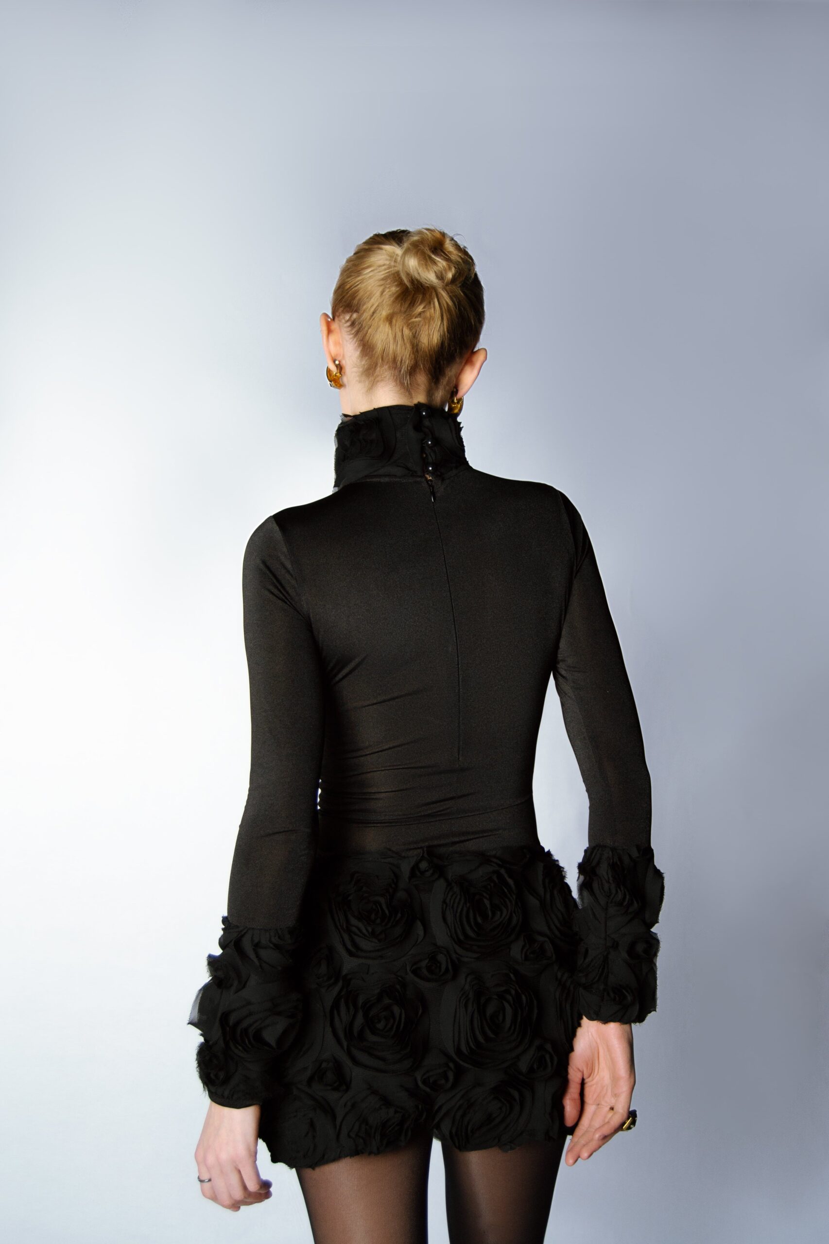 Second image of Kali Skirt in Midnight Rose