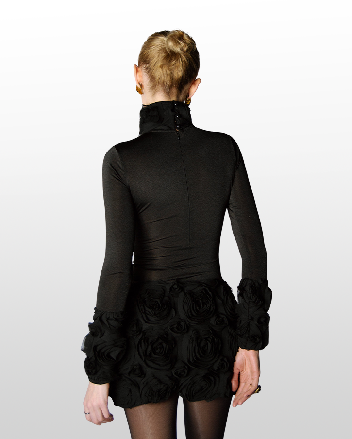 Second image of Eros Top in Midnight Rose